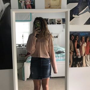 Francesca’s jean skirt